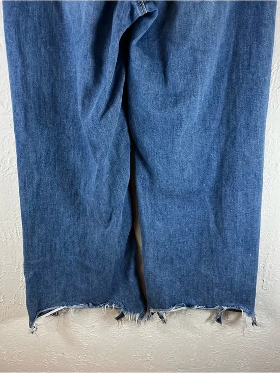 American Eagle Dreamy Drape Stretch Super High-Waisted Baggy Wide-Leg Jeans - Picture 12 of 15